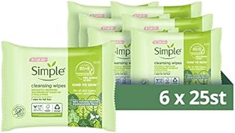 Kind to Skin Cleansing Face Wipes UK's #1 facial skin care brand* for sensitive skin 6x 25 pack