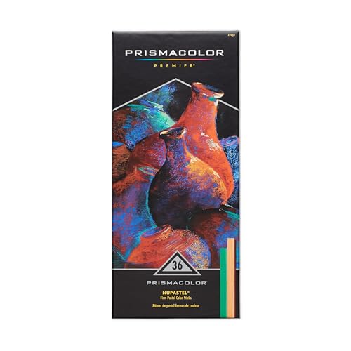 Prismacolor Premier Nupastels Firm Pastel Color Sticks 36 Count - For Textures Blending Shading