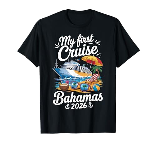 My First Cruise Bahamas 2026 Vacation Trip Matching Family T-Shirt
