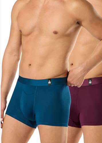 Image of ESSA Men's Ultra-Soft Modal Trunk Underwear | Moisture-Absorption with 4-Way Stretch | Breathable Contour Pouch, Microfiber Waistband with Spandex