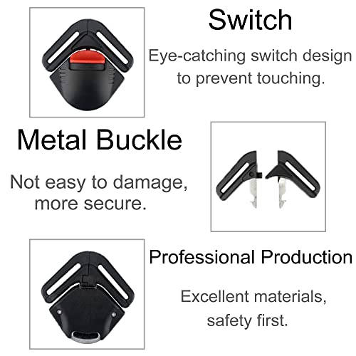 Image of Universal Seat Chest Harness Clip and Seat Chest Harness Locking Buckle Universal Replacement Part,Adjustable Guard
