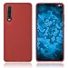 Produktbild PhoneNatic Case kompatibel mit Huawei P30 - rot Silikon Hülle matt Cover
