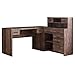 Monarch Specialties 8 Storage Drawers and 3 Shelves-Left or Right Set-up Home Office L-Shaped Desk