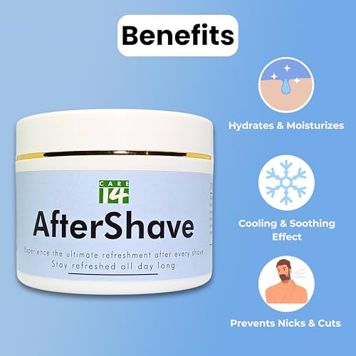 Image of After Shave Gel for Men - 100gm - Calms Razor Burn - Moisturizes & Hydrates - Soothes Irritated Skin - 100% Herbal & Natural - No Chemicals Added