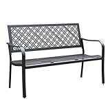 Découvrez le mélange parfait de confort et de design classique avec notre banc en fer forgé. Le dossier décoratif améliore tout espace extérieur, tandis que les accoudoirs incurvés et les sièges spacieux offrent un endroit accueillant pour la détente. Idéal pour discuter ou profiter d'un café matinal, ce banc rehaussera votre terrasse ou votre jardin avec son charme intemporel.