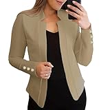 Rehaussez votre garde-robe avec ce blazer polyvalent pour femme. Sa coupe moderne ouverte et son col à revers classique lui confèrent une allure sophistiquée, idéale avec un jean, un pantalon ou une jupe. Ce blazer essentiel vous accompagne aussi bien au bureau qu'en soirée, pour un style impeccable en toute occasion.