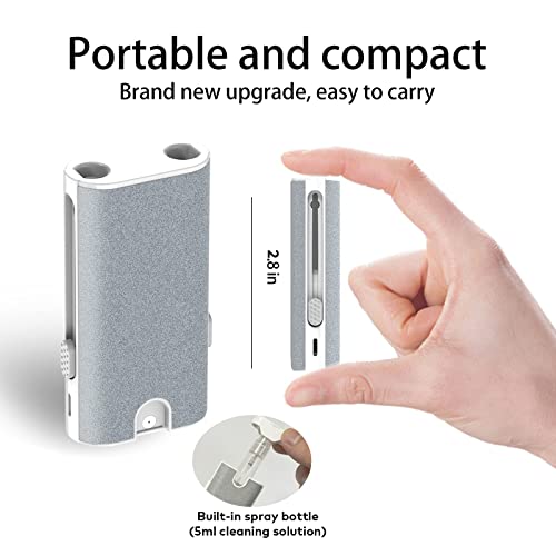 5-In-1 Electronic Cleaner Kit- Portable Cleaning Kit For Airpods/Earbuds/Phone/Camera/Watch/Laptop,With Cleaning Pen And Spray Bottle,Multifunctional Cleaning Tool #TOP4