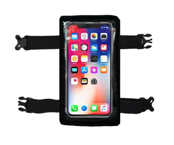 Image of Universal Scooty Mobile Holder /Pouch /Cover for Scooters Scooty Activa Jupiters and All Model Scooty Mobile Holder (S4E)