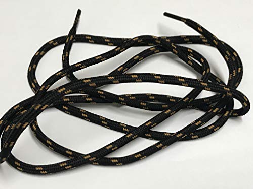 Image of 3 Pairs Heavy Duty Round Boot Laces Shoelaces for Hiking Walking Construction Safety Work Boots Shoes