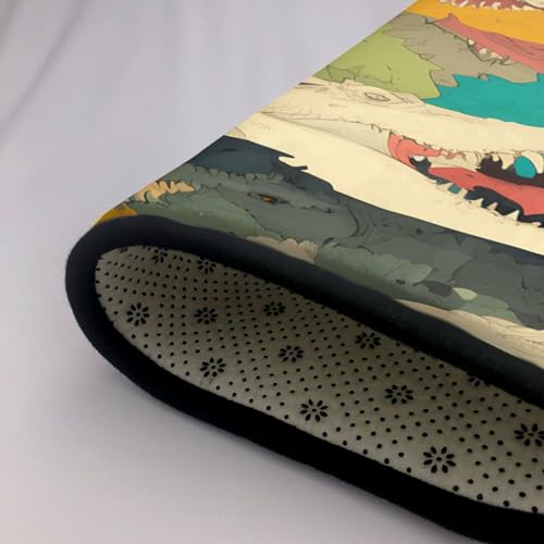 Tapis de sol doux peau de crocodile HYTTER pour réchauffer un sol froid