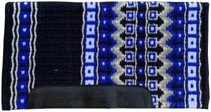 HUMAYL Saddlery New Zealand Show Horse Saddle Blanket Saddle Pad/Blanket for Horses Western Design Handmade Wool Saddle Blanket Top Wool Saddle Pad Regular Size : 34" L x 36" W x 1" inches, SHOW35