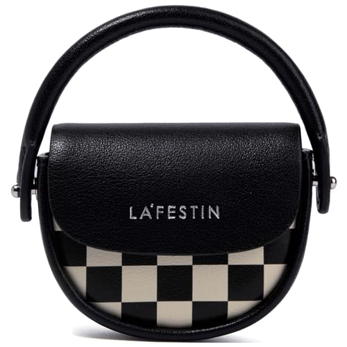 LA'FESTIN Designer Women's Mini Shoulder Bag with Long Strap - Fashionable & Universal, Storage Bluetooth Earphone