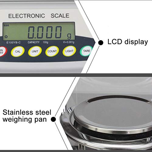 Balance de laboratoire numérique de précision électronique 150 g pour pesée