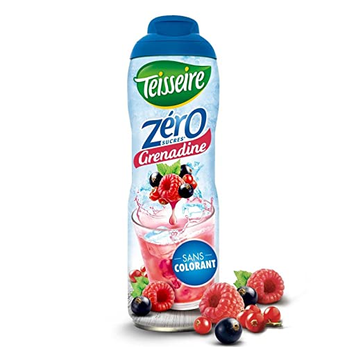 ZÉRO 0% DE SUCRE PARFUM GRENADINE 60CL, TEISSEIRE, LOT DE 4