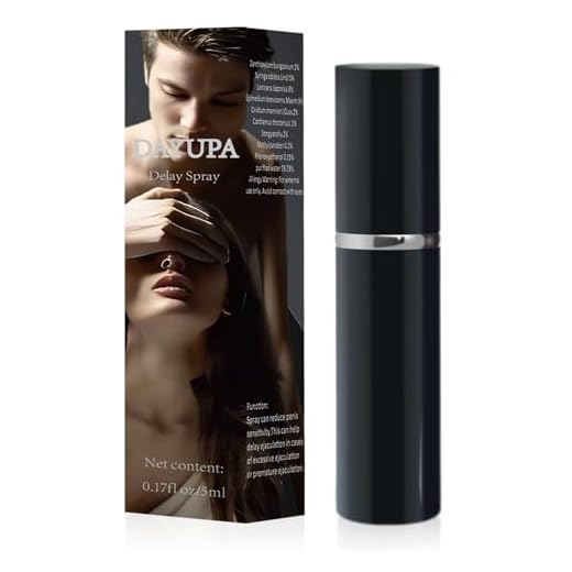 DAYUPA-Enhancers-Desensitizing Delay Spray for Men,Clinically Proven to Help Men Last Longer in Bed-Climax Control-0.17 FL OZ