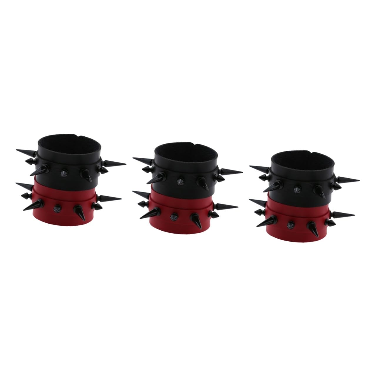 GALPADA 6 Pezzi Braccialetto Punk Regolabile Abiti Grunge Braccialetto Del Polsino Del Goth Bracciali Goth Cinturino Polso In Pelle Braccialetti Della Gelatina Braccialetto Uomo