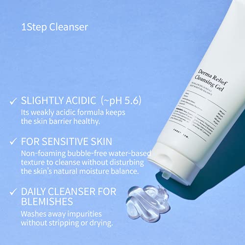 Foretderm Low Ph Derma Relief Cleansing Gel + Gentle Micro Cleansing Whip Cleanser Duo Set, For Sensitive Dry Skin, France Eve Vegan, Fragrances-Free, Hypoallergenic #TOP2