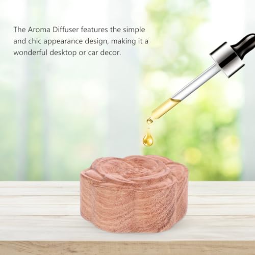 Difusor aromático eléctrico de madera multicolor VOSAREA miniatura 3