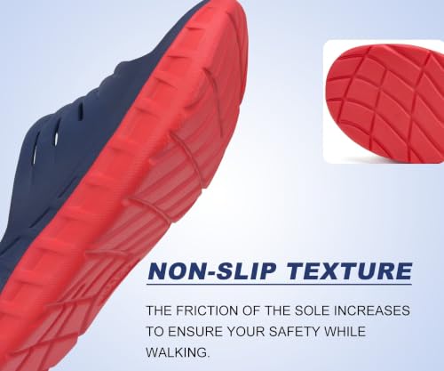 Image of KuaiLu Mens Recovery Sandals Orthotic Arch Support Open Toe Sport Slides Thick Cushion Orthopedic Plantar Fasciitis Slip On Wide Width Summer Pool Beach Waterproof
