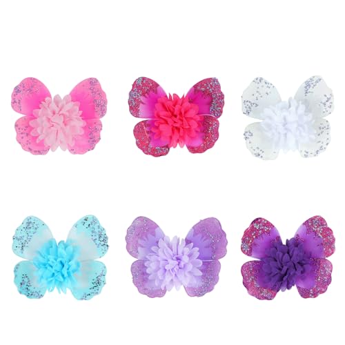 KSTZGTA Photography Props Butterfly Wing Solid Color Baby Elastic Flower Wing Photoshoots Accessories Gift Infant Photography Props