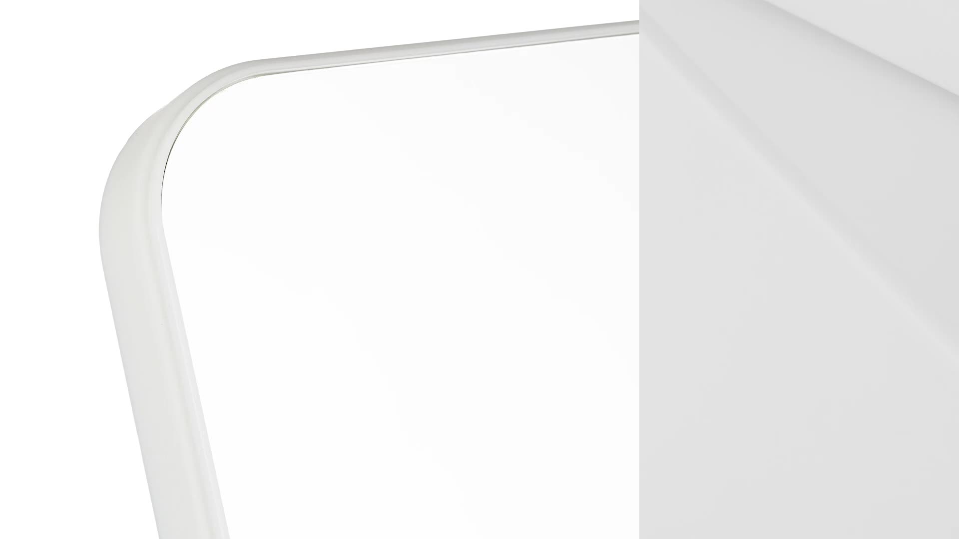 Relaxdays Kantelbare make-upspiegel, reistafelspiegel, scheerspiegel, hoogkant, dwars staand, kunststof frame, wit, ABS, 2 x 22 x 15 cm - Image 8