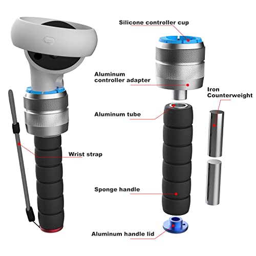 Adjustable Weight Dual Handles Extension Grips Meta Glasses Augmented