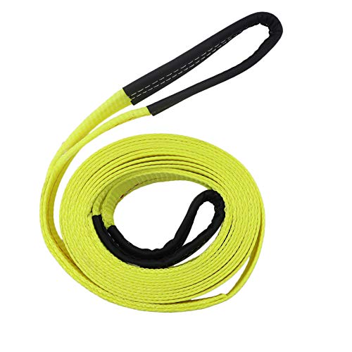 Large auto Parts Trailer Winch Replacement with 5cm Hook, Suitable for Large Vehicles, Boats, Motor Boats, Wave Slide, Towing, Heavy Equipment or Flat Belt(5M)