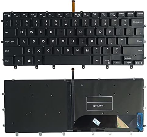 New Laptop Replacement Keyboard for Dell Precision 5510 M5510 US Layout