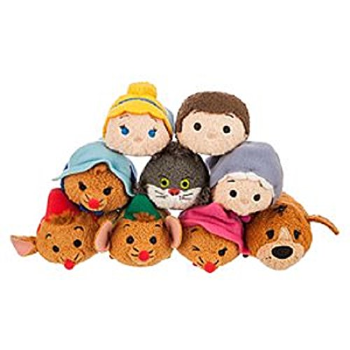 Disney - Cinderella ''Tsum Tsum'' Mini Plush Collection - Set of 9 - NEW