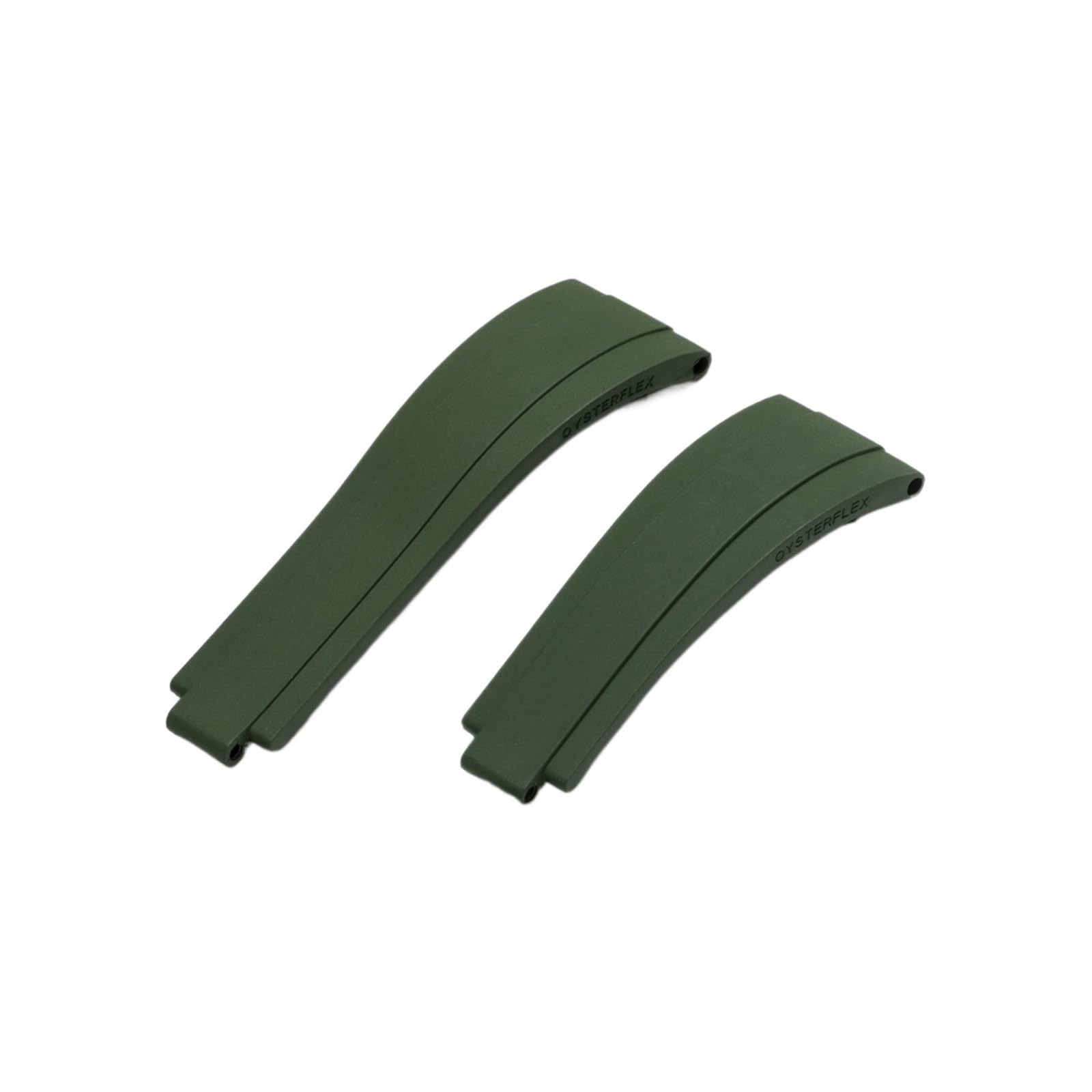 For Rolex Rubber Watch Strap 20mm,21mm with silver buckle Watch bands