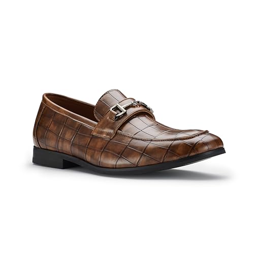 Image of Ferro Aldo Men's Premium Moc Toe Loafers | Casual & Dress Styles with Tassels & Horsebit Buckles