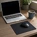 Kriture Mouse Pad with Stitched Edge, Non-Slip Rubber Base, Premium-Textured and Waterproof Mousepad for Computers, Laptop, Office and Home, 260x210x3mm, Black