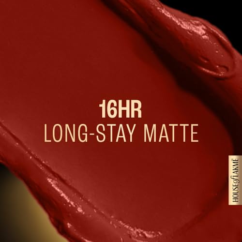 Image of LAKME LAKM Lakme Forever Matte Liquid Lip Colour, Long-Lasting Lipstick, Lightweight & Transferproof, Smudgeproof - Red Cherry, 5.6ml | 6Ml (Pack of 2)