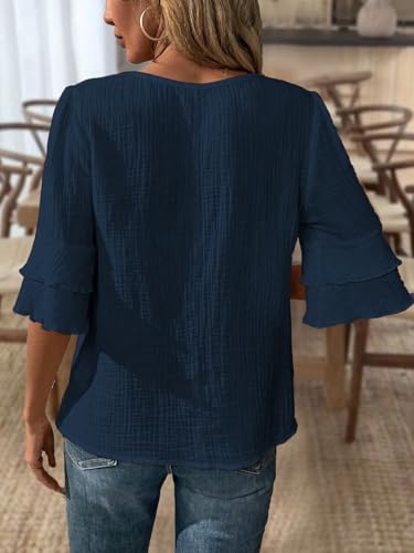 Image of TOPLOT Women's Top | Stylish Shirt Design | Comfortable Western Top| Easy Movement Structure | Trendy Look Styling | Versatile Perfect for Casual & Everyday Fashion (5231)