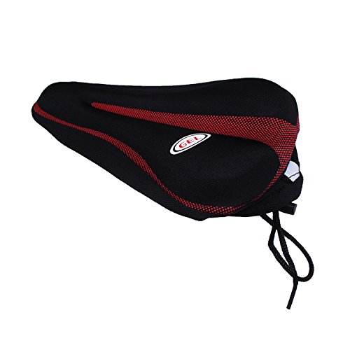boocy sillín de bicicleta sillín de bicicleta de Gel, Suave Cojín Asiento Cojín de silicona para comodidad cojín apto para bicicleta de montaña y bicicleta de carretera