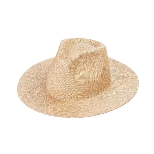 Chapeau paille de protection solaire contre les UV avec grand bord d'été