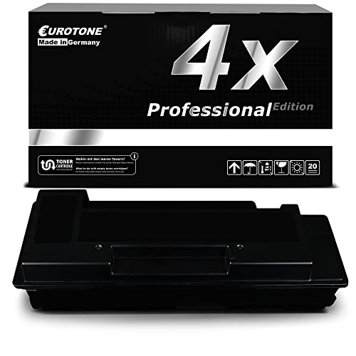 Toner compatible Kyocera TK1140 EuroPro pour imprimante Ecosys M2035dn et M2535dn pack de 4