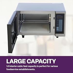 Commercialmicrowavewithdigitaltouchpadcontrol1cubicfeetinteriorstainlesssteel1000wattsulandnsfapproved Urban Country Home Decor Commercial microwave with digital touch pad control 1 cubic feet interior stainless steel 1000 watts ul and nsf approved urban country home decor
