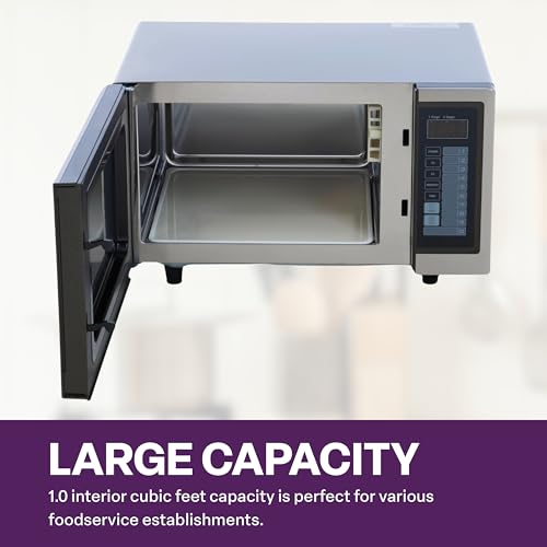Commercialmicrowavewithdigitaltouchpadcontrol1cubicfeetinteriorstainlesssteel1000wattsulandnsfapproved Urban Country Home Decor Commercial microwave with digital touch pad control 1 cubic feet interior stainless steel 1000 watts ul and nsf approved urban country home decor