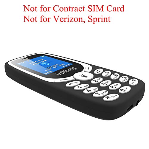 Ushining 2G Senior Unlocked Feature Phone T-Mobile GSM Cell Phone Dual Card Dual Standby Unlocked Cell Phone Easy to Use Basic Phone (Black)