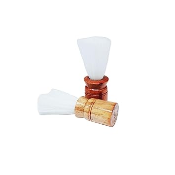 wooden Styling Accessories For Men Shaving Brush Hand-crafted with Passion in India Natural White Bristle Shaving Brush For Men (Pack of 2)