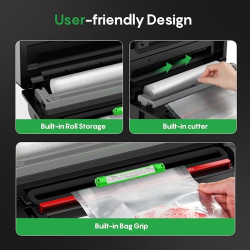 FRESKO Automatic Vacuum Sealer for Food, Continuous Seal 40 Bags in 20 Mins by FRESKO - Used condition - Image 9