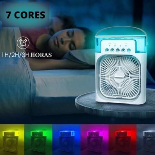 Mini Ar Condicionado Climatizador De Ar Frio Portátil Usb