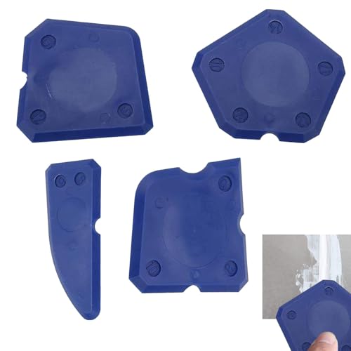 Rascador de vidrio para ventana, removedor de adhesivo, rascador de vidrio, 4 raspadores de piso, herramienta de limpieza, herramienta de raspador para vidrio, ventana y estufa