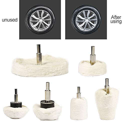 Ruota per lucidatura, Redmoo 6 pezzi Lucidatura