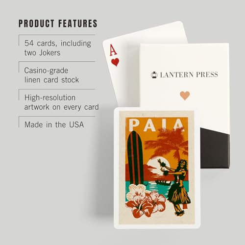 Lantern Press Baraja de 52 Cartas Poker miniatura 3