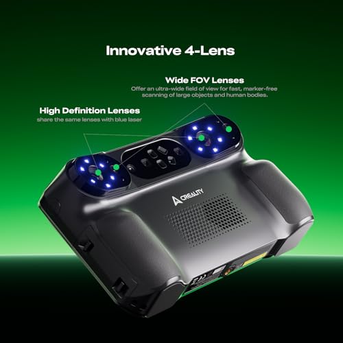 Image of Creality Sermoon P1 Professional 3D Scanner, 6 inchTouch Screen Wireless 3D Scanner with 22+7+1 Blue Laser, 0.02mm Accuracy, for Inspection & Reverse Engineering