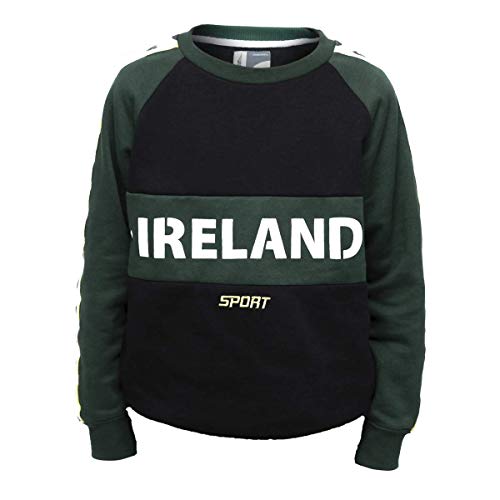 Croker Green & Black Kids Crew Neck Sweater