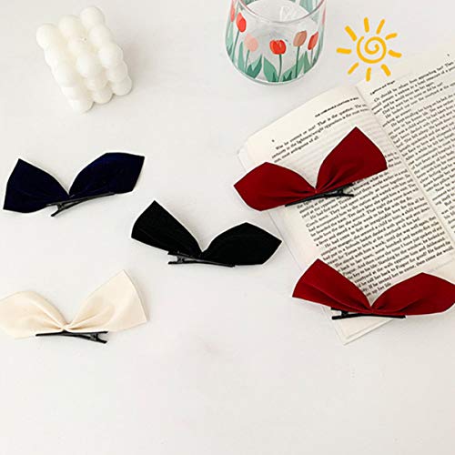 8 pezzi di velluto fiocco clip laterali velluto