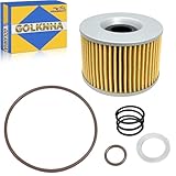 GOLKNHA 1 PCS Oil Filter Compatible with Kawasaki Ninja 250R Ninja 600R Eliminator 250 KZ400 550